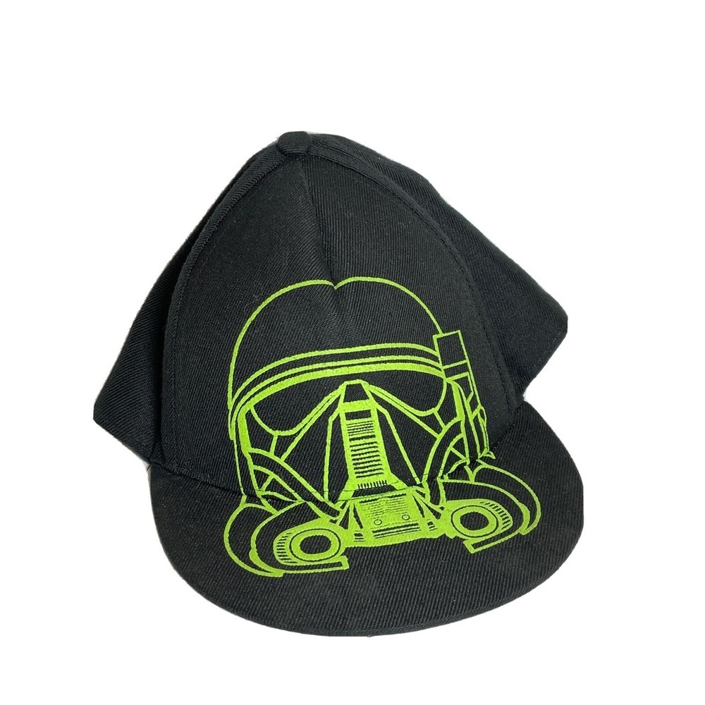 Star Wars Stormtrooper Snapback Hat Black Neon Green Imperial Underbrim Cap